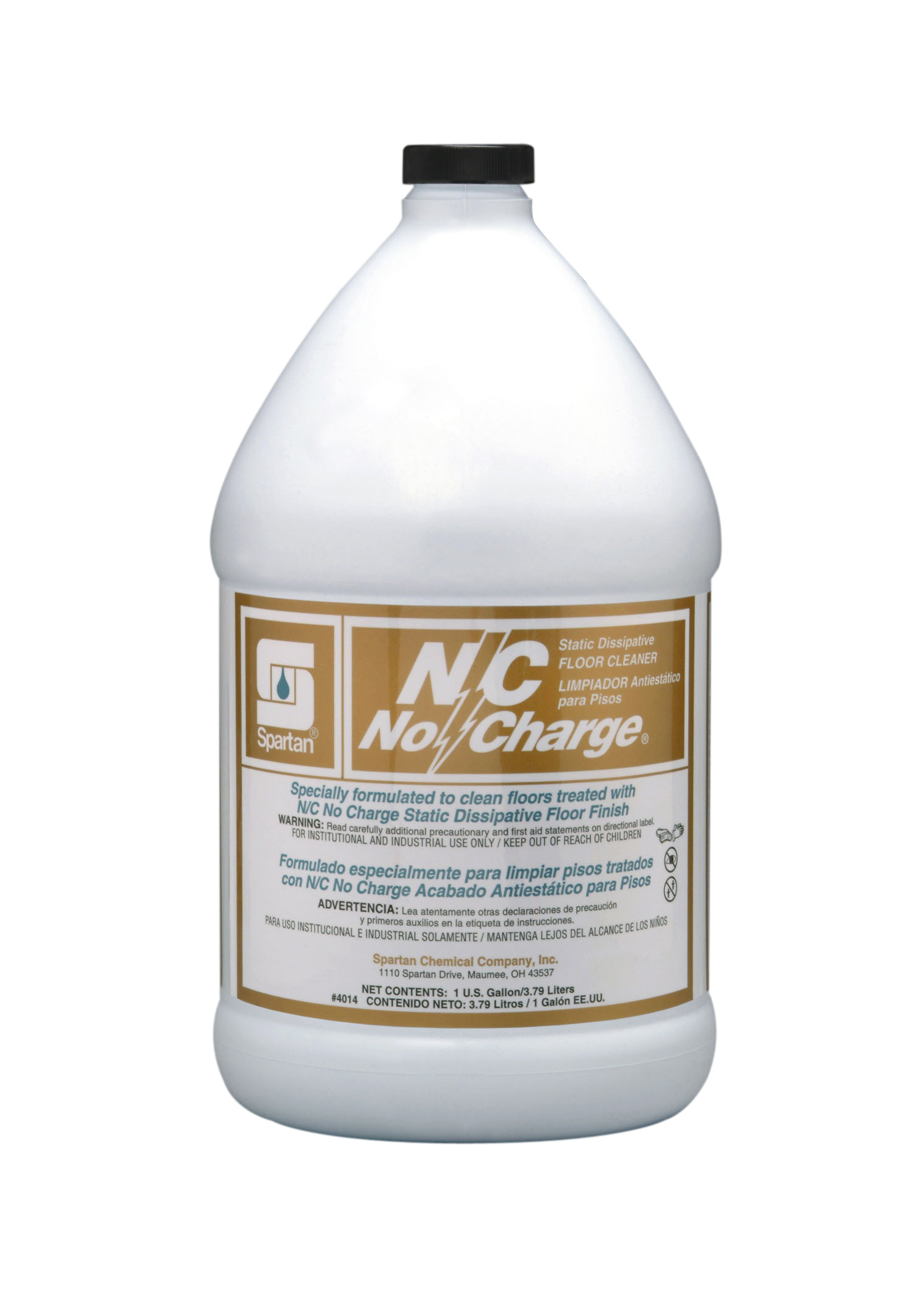 N-C No Charge® Static Dissipative Floor Cleaner 1 gallon (4 per case)